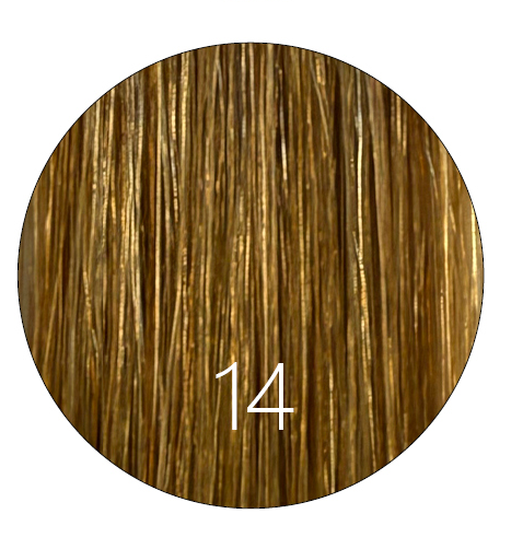 Cinta adhesiva sin costuras – Cabello virgen ruso con cutícula – Color 14