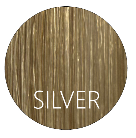 Trama atada a mano – Cabello virgen ruso con cutícula – Color plateado