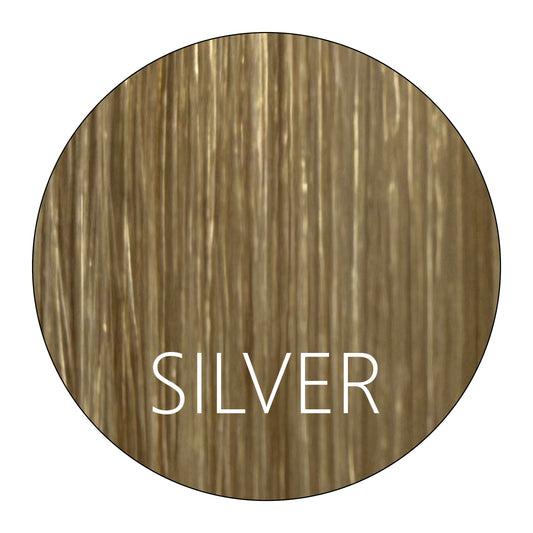 Indian Remy Flat Weft – Color SILVER